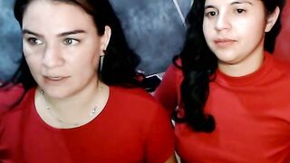 Amber two girlfriends show their big boobs and play with them