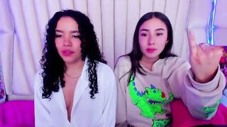 MaddieAndMedusa  -  Two adorable babes chatting sweetly in front of the camera