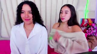 MaddieAndMedusa  - Lesbians chatting sweetly and not wanting to get naked on camera.