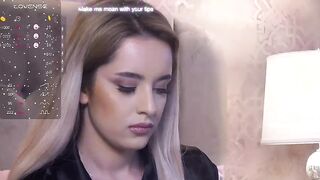 EvieRose - Charming blondie sweetly chatting and teasing in front of the camera