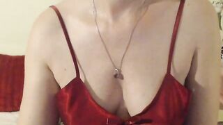 goodSnowQueen  - Milf with small tits sweetly chatting and teasing in front of the camera