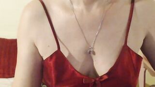 goodSnowQueen  - Milf with small tits sweetly chatting and teasing in front of the camera