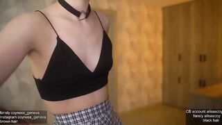 coyness_geneva  -   Young lesbian babes dancing in front of the camera and chatting sweetly with the chat room