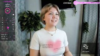 jettabayse -  Adorable young babe sweetly chatting and teasing in front of the camera