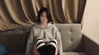 kimi_kay -  charming babe teases in front of camera in clothes and chats cutely