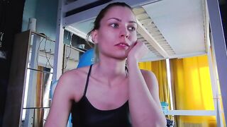 KaroKaroline - Baby in clothes sweetly communicates and teases in front of the camera