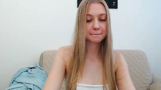 holly  -  The student has a nice conversation and is shy about undressing in front of the camera