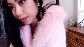 Lil__Bit - Latina in a swimsuit sweetly chatting and teasing in front of the camera