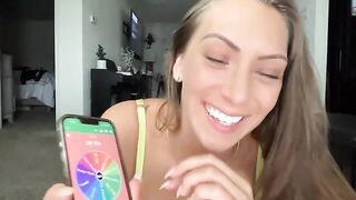 Mia_Styles  - Baby girl with big tits dances in the beignet in front of the camera and trumpets her sweet booty