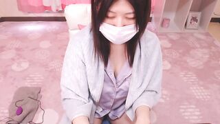 AYA285  -  Charming Asian girl sweetly chatting and teasing in front of the camera