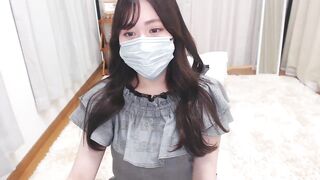 momoxco  -  Asian girl in clothes chats cutely and teases in front of the camera