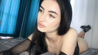 alina_belle6996 - Cute brunette sweetly chatting and teasing in front of the camera