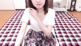 RIISAbbv  - Young skinny Asian girl sweetly chatting and teasing in front of the camera