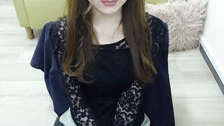 xoooYUooox - Young babe is sweet talking and doesn't want to undress in front of the camera.