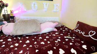 Ursexycherry - Busty babe shows her pussy to the camera and masturbates