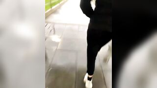 alexfh25 - Films herself on camera on the street and chats sweetly