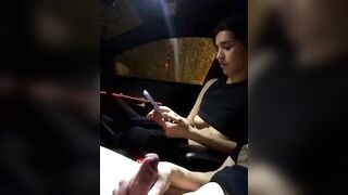 alexfh25 - A slutty couple in a car satisfy each other on camera