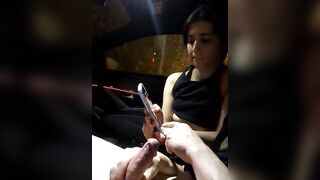 alexfh25 - A slutty couple in a car satisfy each other on camera