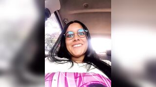 Annya - Latina in glasses chats sweetly and teases in front of the camera