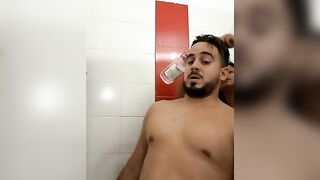 ashley69_brown - A slutty Latin couple will please each other in the shower in front of the camera