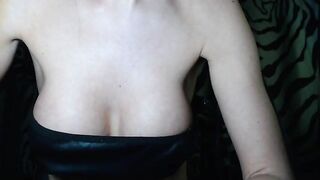 ZakazanyOwocSexi -  Skinny brunette teases her small tits in front of the camera