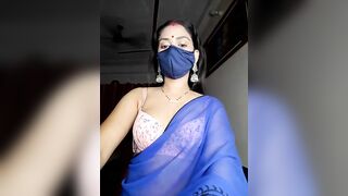 bulbul_babe - Horny Indian Babe Shows Her Pussy On Camera And Masturbates It