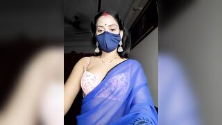 bulbul_babe - Horny Indian Babe Shows Her Pussy On Camera And Masturbates It