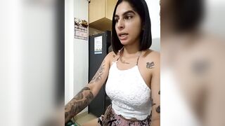 charlotte_stevenss_ - Young babe with tattoos has a cute chat and gets pleasure from lavens in her pussy