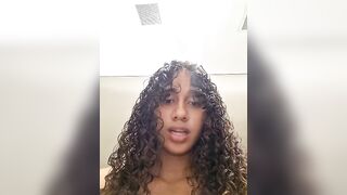 _kimberlly -  Curly ass babe poses for the camera and chats sweetly