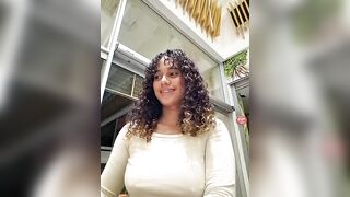 _kimberlly -  Charming curly babe with big tits teases in front of the camera and chats sweetly with the chat