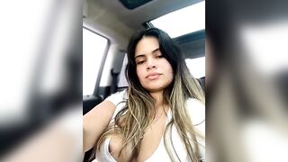 melanny10 - Busty brunette chats and teases cutely in front of the camera