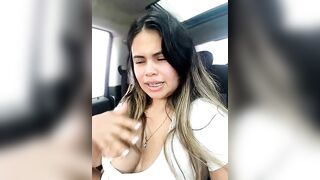 melanny10 - Busty brunette chats and teases cutely in front of the camera