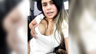 melanny10 - Busty brunette chats and teases cutely in front of the camera