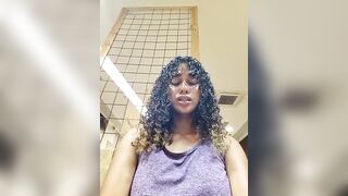 _kimberlly - Curly Latina with small tits teases on camera