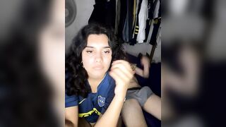 nudecitxs - curly baby gets pleasure from her man and shakes her ass in front of the camera