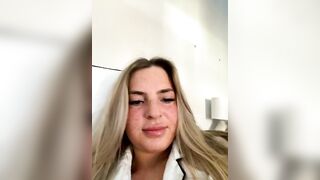 SexyWillowUk - Charming baby in bed sweetly chatting and teasing