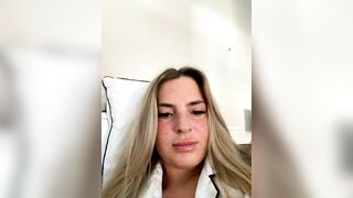 SexyWillowUk - Charming baby in bed sweetly chatting and teasing