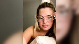 SexyWillowUk - Horny bitch sucks rubber cock on camera and enjoys lavens in pussy