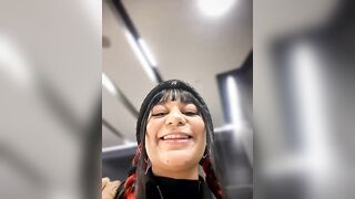 antonella_roe - mulatto with big tits sweetly chatting and panting in front of the camera with her sweet figure