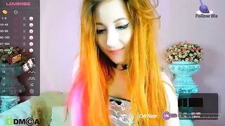 Diamond_Road - Young redheaded babe sweetly chatting and teasing in front of the camerayo