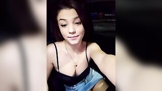 Ginny_lolly69 - Young babe in the car posing for the camera and chatting sweetly with the chat room