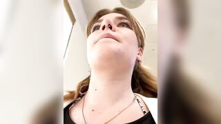 Holy_Tereza - Young babe on the street filming herself on camera and chatting sweetly with a chat room