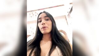 Irish_Collins - Young Latina in a beautiful dress sweetly chatting and dancing in front of the camera