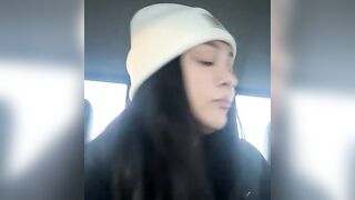 kimmiakiss22 - Three young girls riding in a car and filming themselves on camera