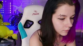 Mira_Falls - young babe with small tits sweetly chatting and teasing in front of the camera