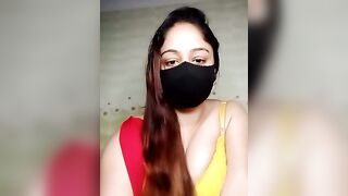 Sushi_Ritu - Latina with big tits sweetly chatting and teasing in front of a camera with clothes on