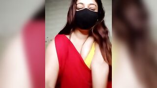 Sushi_Ritu - Latina with big tits sweetly chatting and teasing in front of a camera with clothes on