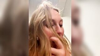 Sweet___Emily - Lush blondie sweetly chatting and teasing in front of the camera