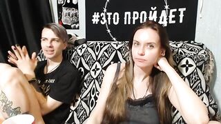 MilanaMax - guys in clothes communicate with the chat and are embarrassed to undress in front of the camera