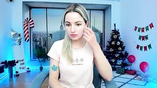 AlicePrings - Young blonde chatting sweetly and teasing in front of the camera